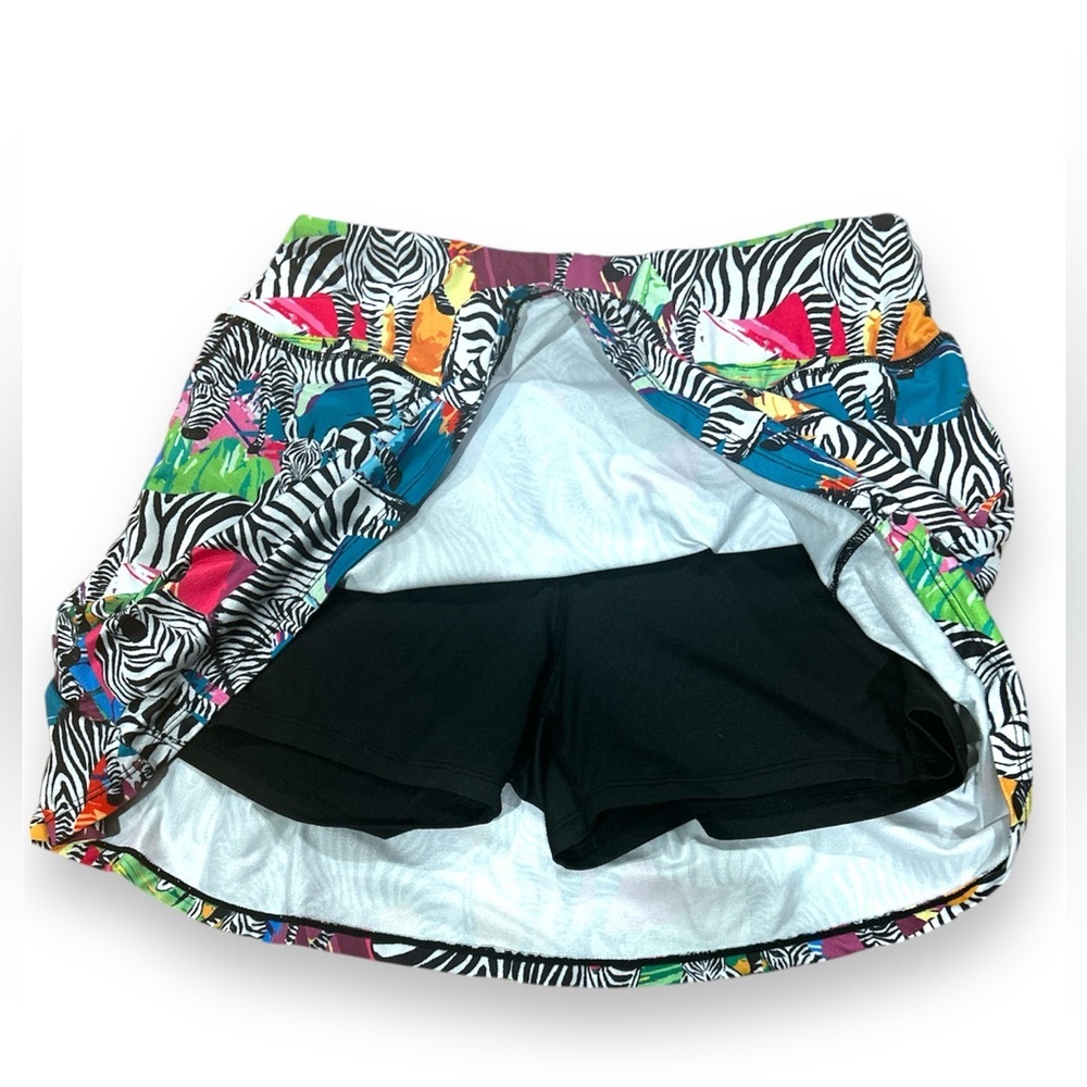 Fulbelle Zebra Print Tennis Skort
